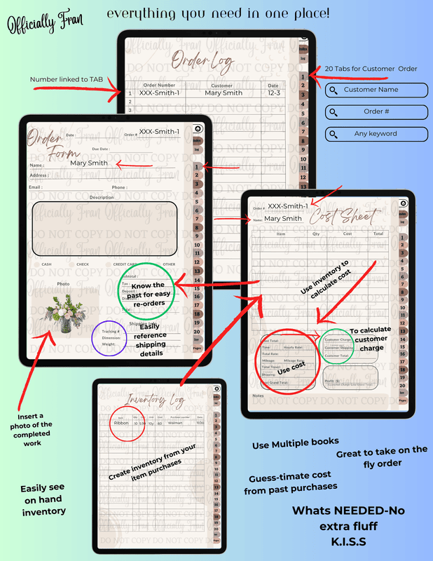 Digital Craft Order Book-Black Digital Craft Order Book-Black